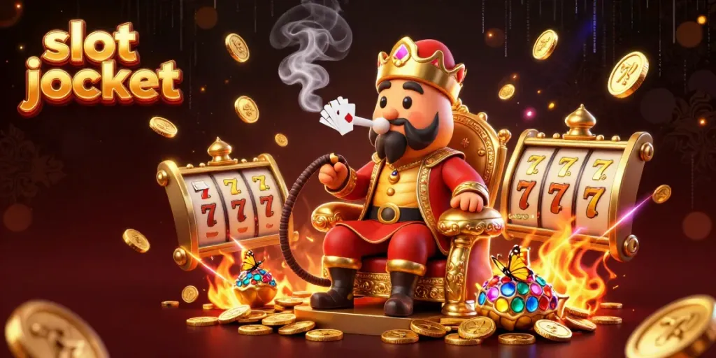 Experience the thrill of slot jackpot gaming with vibrant characters and dynamic elements.